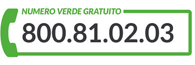 Chiama il numero verde gratuito